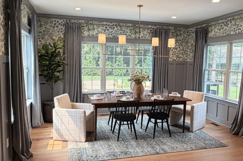 Whole Home Painting & Wallpaper Placement Project in Haddonfield, NJ