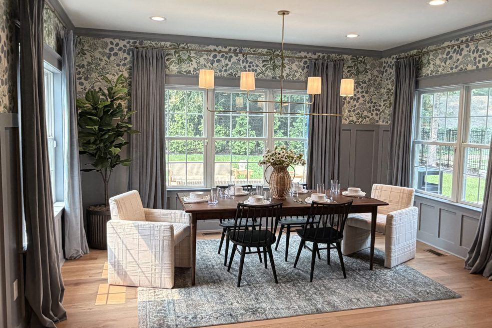 Whole Home Painting & Wallpaper Placement Project in Haddonfield, NJ